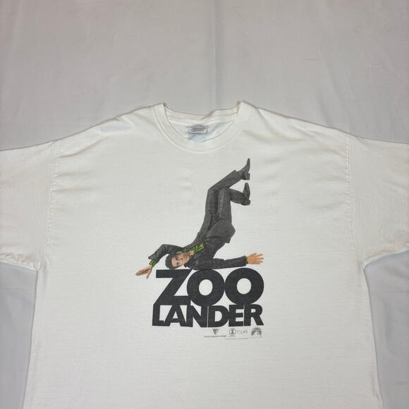 Vintage 2001 Zoolander Movie Promo T Shirt Men's XL Owen Wilson Ben Stiller - Picture 2 of 10